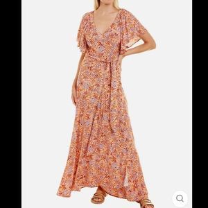 NWOT L*Space Panama Floral Dress - size Large